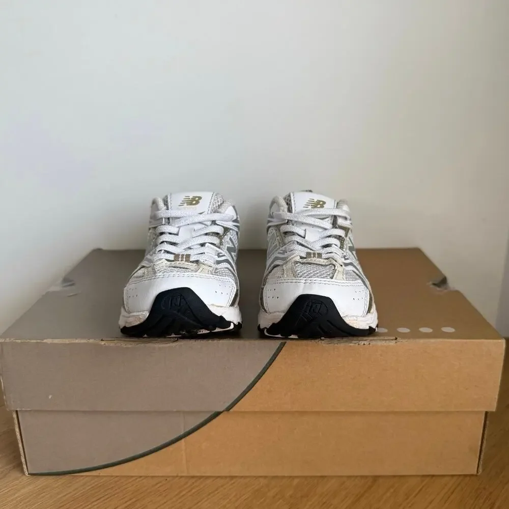 New Balance 530 ‘Metallic Gold/White’ Toddler Sneakers- SZ 11 C